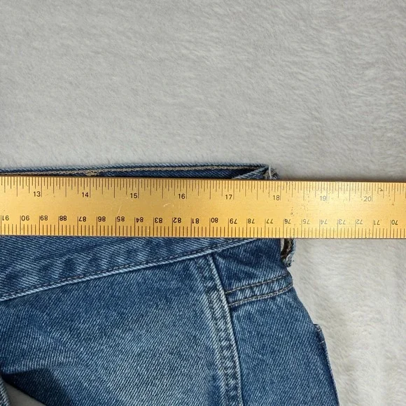 Wrangler Carpenter Denim Shorts Mens 38x10 Blue Relaxed Fit Utility - Picture 6 of 9